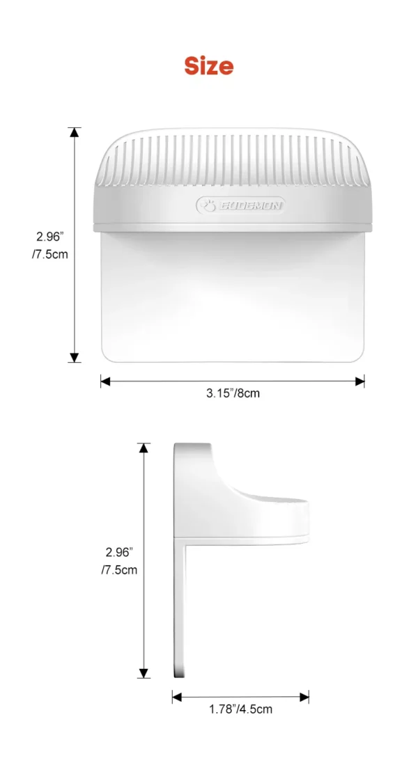 Vee Seven Premium Baby Safety Furniture Anti-Tip Wall Holder 2-Piece Set - Dubai's Trusted Baby Proofing Solution - Pre-Taped with 3M Adhesive"