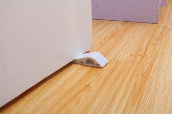 Vee Seven Premium Baby Safety Door Stopper - 2 Pieces - White - Premium Quality Material