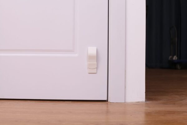 Vee Seven Premium Baby Safety Door Stopper - 2 Pieces - White - Premium Quality Material