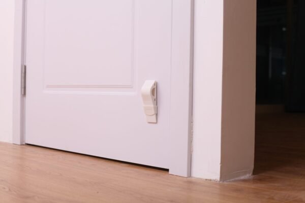 Vee Seven Premium Baby Safety Door Stopper - 2 Pieces - White - Premium Quality Material